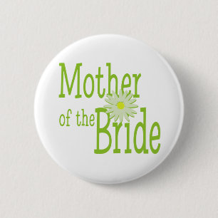 Mother of the Bride/ Daisy 6 Cm Round Badge