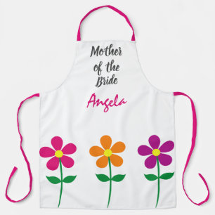 Mother of the Bride Editable text Apron