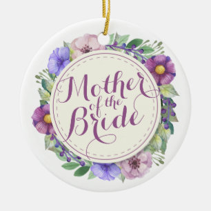 Mother of the Bride Elegant Floral Ornament