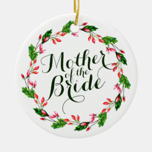 Mother of the Bride Elegant Wedding Ornament