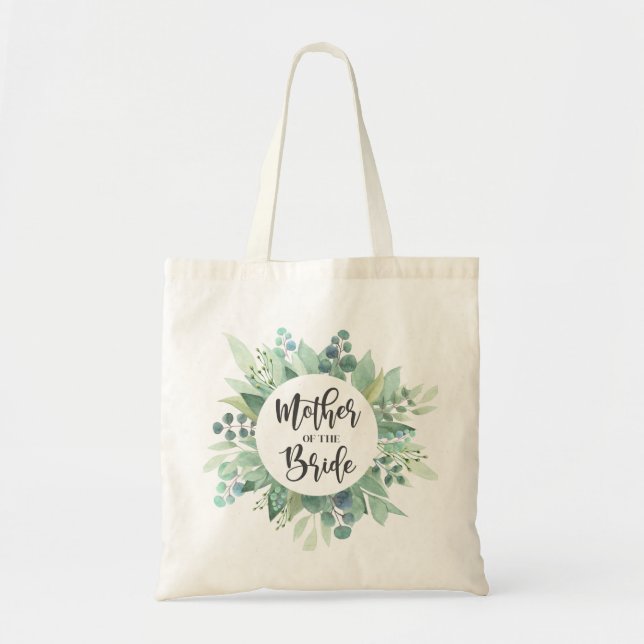  Mother Of The Bride Eucalyptus Greenery Wedding  Tote Bag (Front)