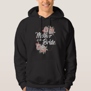 Mother Of The Bride Floral Blush Wedding Flowers Hoodie
