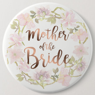 Mother of the Bride Floral Button