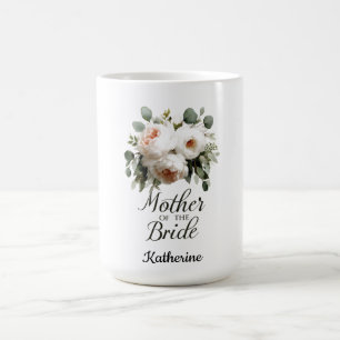Mother of the Bride Floral Elegant Wedding Design Coffee Mug