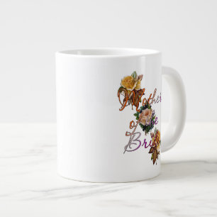Mother Of The Bride Floral Large Coffee Mug