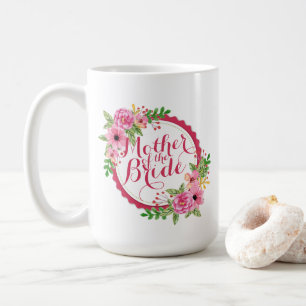 Mother of the Bride Floral Wedding Classic Mug