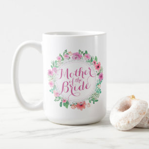 Mother of the Bride Floral Wedding Classic Mug