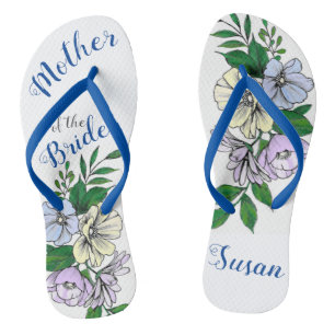 Mother of the Bride - flowers Thongs