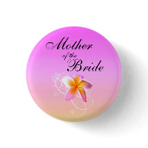 Mother of the Bride Frangipani Wedding Pin