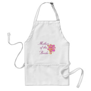 Mother Of The Bride Gold & Bouquet Standard Apron