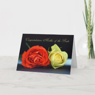 Mother Of The Bride Greeting Card - Congratulation