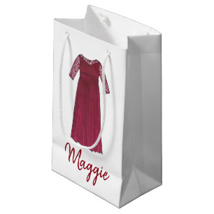 Mother of the Bride Groom Wedding Party Gown Dress Small Gift Bag