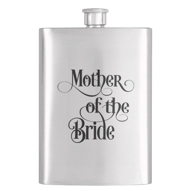Mother of the Bride Hip Flask (Front)