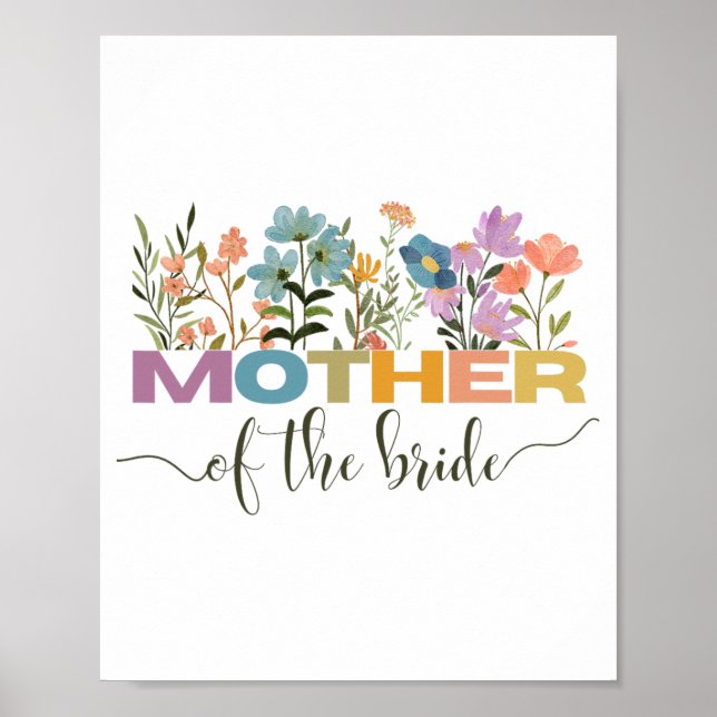 Mother Of The Bride I Loved Her First Mother's Day Poster (Front)
