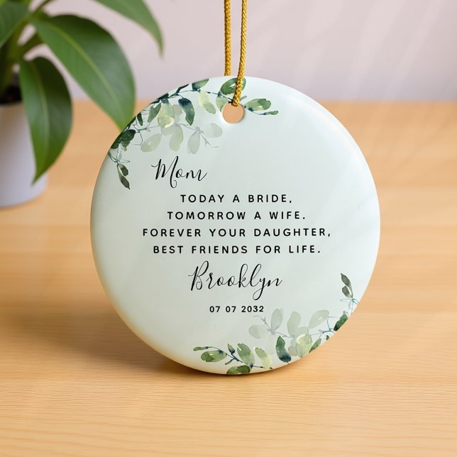 Mother of the Bride Keepsake  Ceramic Ornament (Creator Uploaded)