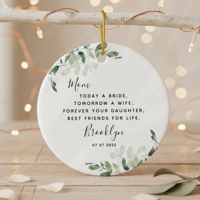 Mother of the Bride Keepsake  Ceramic Ornament (Creator Uploaded)