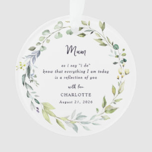 Mother Of The Bride Keepsake Ornament