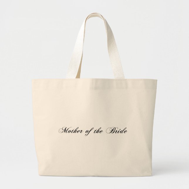 Mother of the Bride Large Tote Bag (Front)
