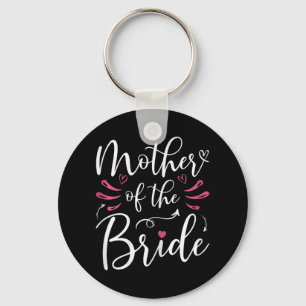 Mother Of The Bride Matching Bridal Party Wedding Key Ring