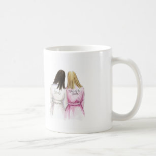 Mother of the Bride Mug Dark Br Bride Blonde Mom