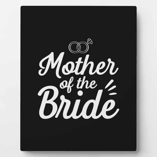 Mother Of The Bride Plaque (Front)