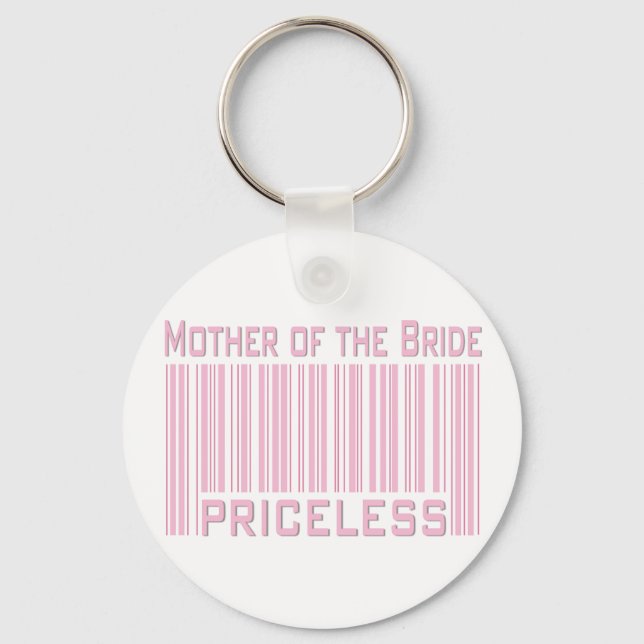 Mother of the Bride Priceless Key Ring (Front)