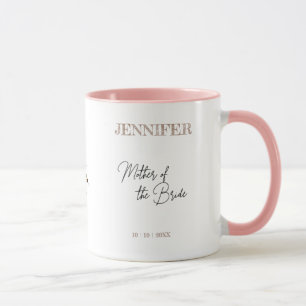 Mother of the Bride Red Rose Bud Mug