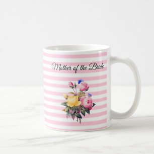 Mother of the Bride Rose Bouquet Personalised  Mug
