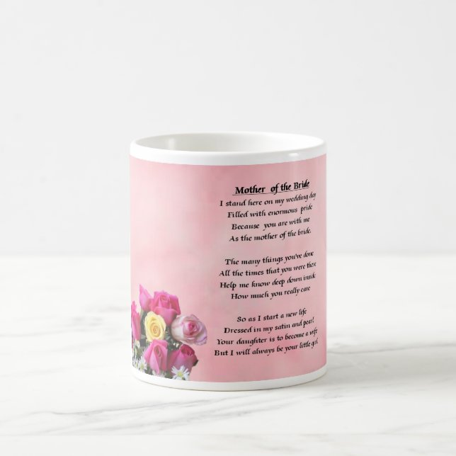 Mother of the Bride - Roses  Mug (Center)