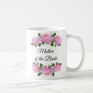 Mother of the Bride Roses Personalised Coffee Mug