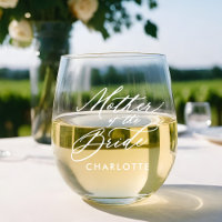 Mother of the Bride Script Name Wedding Party