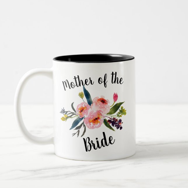 Mother of the bride - Two-Tone coffee mug (Left)