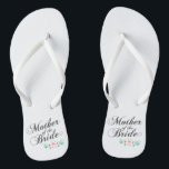 Mother of the Bride Wedding | Flip Flops<br><div class="desc">For further customisation,  please click the "Customise" button and use our design tool to modify this template. If the options are available,  you may change text and image by simply clicking on "Edit/Remove Text or Image Here" and add your own. Designed by Freepik.</div>