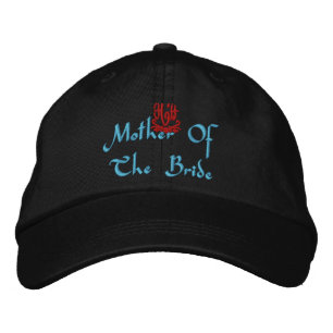 Mother Of The Bride Wedding I Black Embroidered Hat