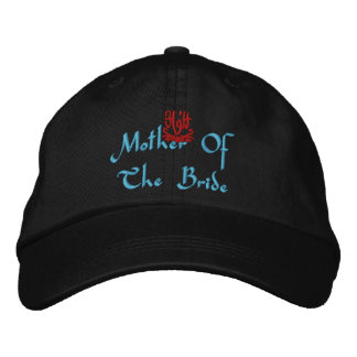 Mother Of The Bride Wedding I Black Embroidered Hat
