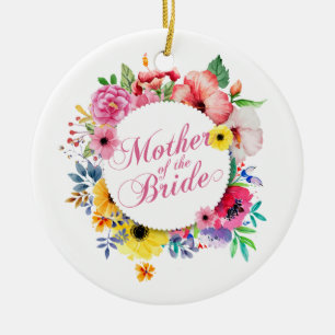 Mother of the Bride Wedding Ornament