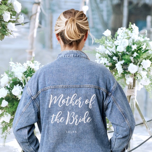 Mother of the Bride Wedding Personalised Denim Jacket (Creator Uploaded)