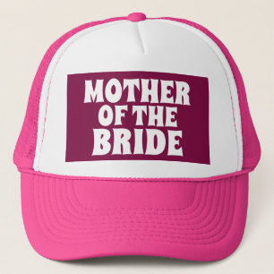 MOTHER OF THE BRIDE WEDDING PINK BALL CAPS HATS
