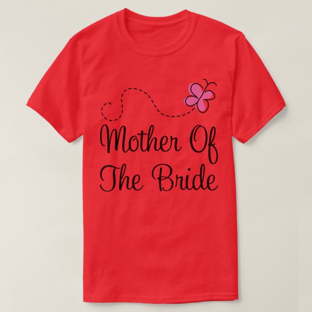 Mother of the Bride Wedding Tee Bridal Party  (Design Front)