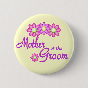Mother of the Groom 6 Cm Round Badge