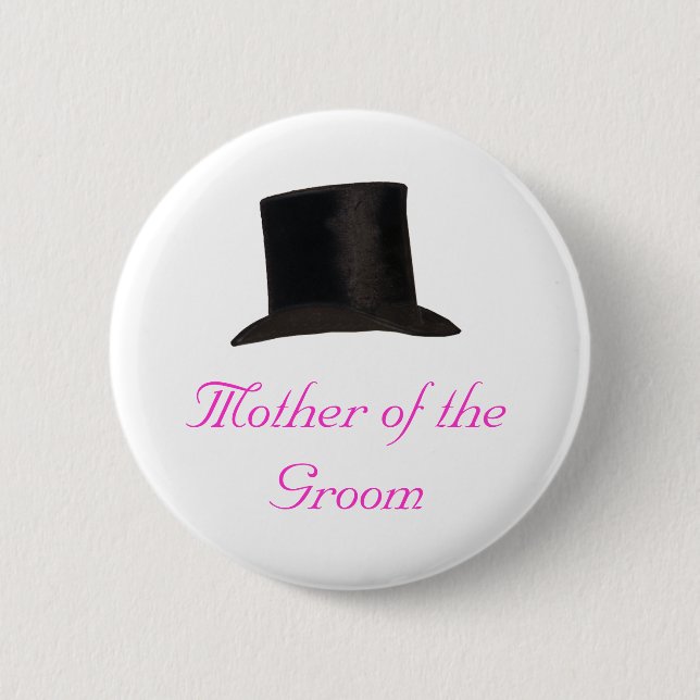 Mother of the Groom 6 Cm Round Badge (Front)