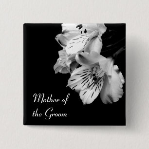 Mother of the Groom Alstroemeria Lily Button