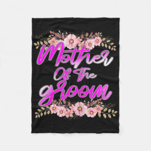 Mother Of The Groom Bachelorette Wedding Party Bri Fleece Blanket