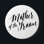 Mother of the Groom Black Script Button<br><div class="desc"></div>