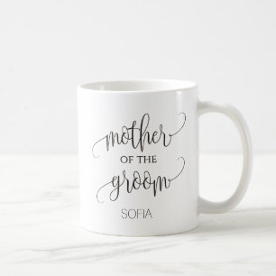 Mother of the Groom Calligraphy Wedding Gift Coffee Mug