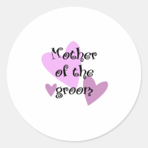 Mother of the Groom Classic Round Sticker