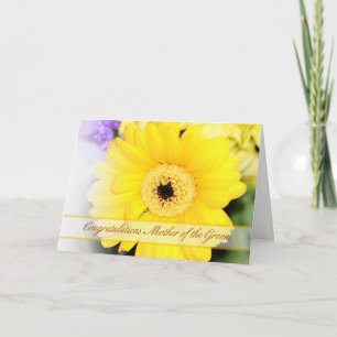 Mother of the Groom Congratulations card with flow