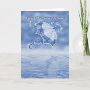 Mother of the Groom Congratulations card with flow
