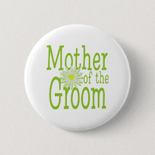 Mother of the Groom/ Daisy 6 Cm Round Badge