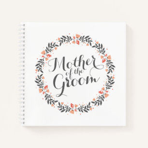 Mother of the Groom Elegant Wedding Guestbook Notebook
